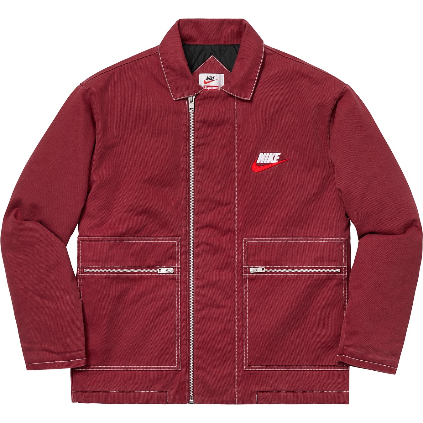 Supreme®/Nike® Double Zip Quilted Work Jacket view 9